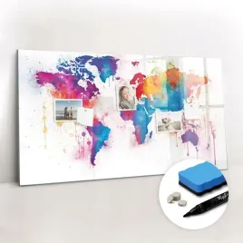 magnesy-do-domu-bez-ram-gratisy-tablica-magnetyczna-mapa-swiata-120x60-cm