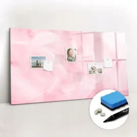 bezramowa-tablica-magnetyczna-do-biura-marker-gratisy-piora-abstrakcja