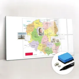 do-domu-markery-gratisy-tablica-magnetyczna-nad-biurko-mapa-polski-120x60