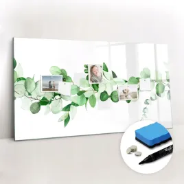 tablica-magnetyczna-do-domu-magnes-na-notatki-gratis-galazka-rosliny-120x60