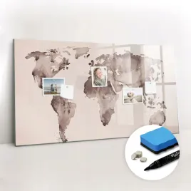 magnes-marker-gabka-tablica-magnetyczna-do-domu-akwarela-mapa-swiata-120x60