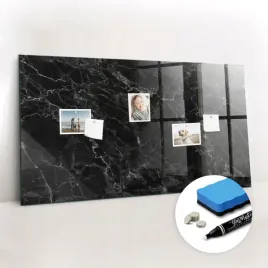 tablica-magnetyczna-markery-do-domu-bez-ram-gratisy-ciemny-marmur-120x60