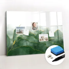 do-nauki-tablica-magnetyczna-do-domu-magnes-gratis-abstrakcja-liscie-100x70
