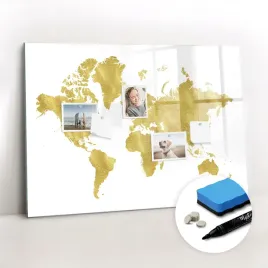 do-biura-pisak-gratisy-bezramowa-tablica-magnetyczna-zolta-mapa-swiata