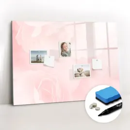do-domu-markery-gratisy-tablica-magnetyczna-nad-biurko-kwitnace-roze