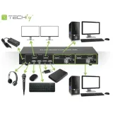 techly-przelacznik-kvm-displayport-usb-2x1-dual-he-stan-nowy