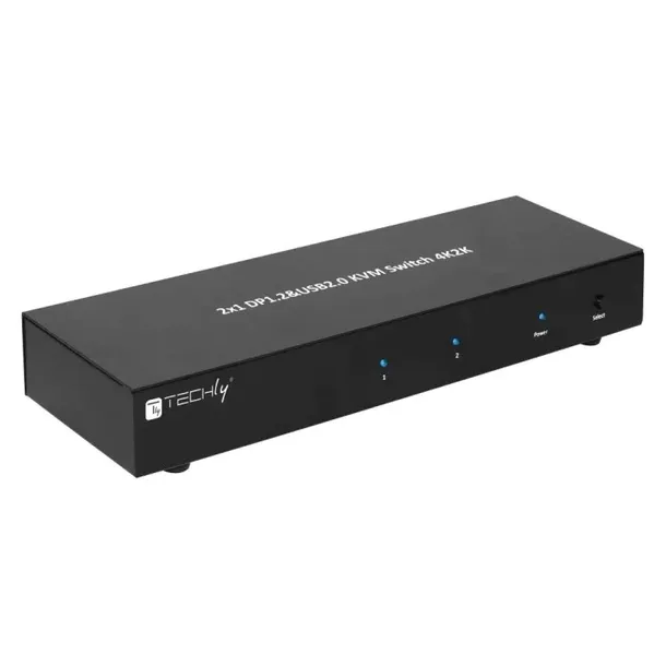 techly-przelacznik-kvm-displayport-usb-2x1-dual-he-stan-nowy-model-t2