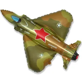 balon-foliowy-mysliwiec-wojskowy-zielony-flexmetal-24-shp