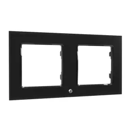 shelly-wf-2-black-ramka-szklana-podwojna-czarna