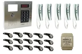 domofon-5-rodzinny-slican-has-3000t-hr12p-2-zylowy-5x-unifon-15x-pastylka