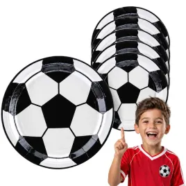 talerzyki-pilka-bialo-czarne-partydeco-18-cm-6-szt