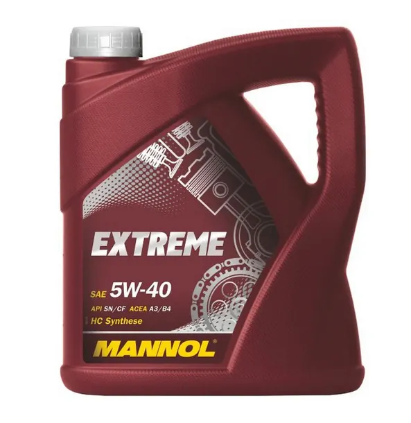 Olej 5w40 Mannol EXTREME 4 Litry Olej syntetyczny silnikowy 5W-40 4L