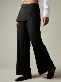 spodnie-damskie-eleganckie-w-paski-szare-z-niskim-stanem-missguided-xl-42
