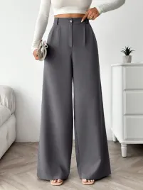 spodnie-damskie-szare-eleganckie-wide-leg-wysoki-stan-shein-l-40
