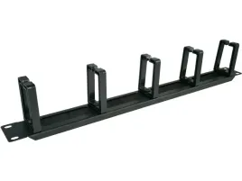 organizator-kabli-1u-19-z-przepustem-szczotkowym-5-plastikowych-uchwytow