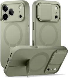 suritch-etui-magsafe-do-iphone-17-pro-max-stojak-oslona-aparatu-khaki