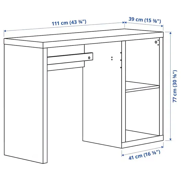 ikea-kallax-biurko-bialy-stan-nowy