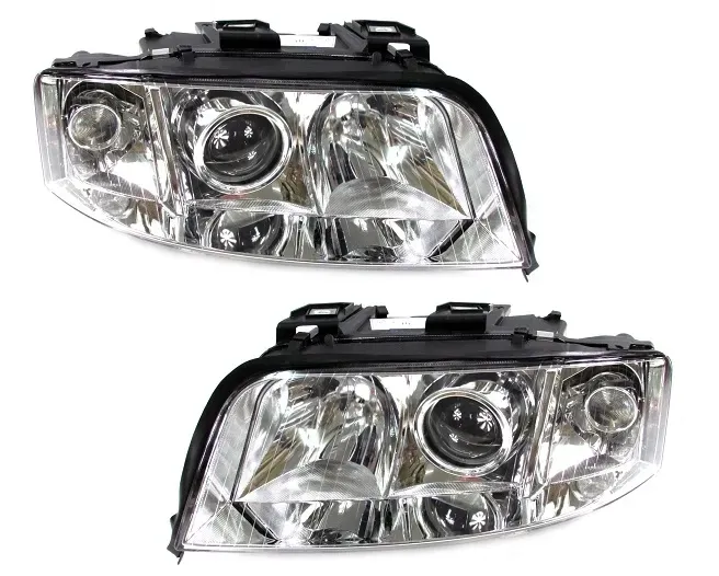 KOMPLET REFLEKTORÓW LAMPY PRZÓD AUDI A6 C5 2001-2004 LIFT PRAWA + LEWA EU