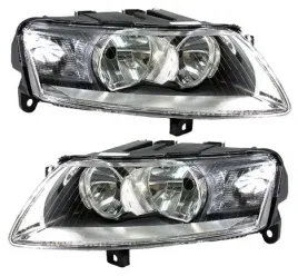 audi-a6-c6-04-08-reflektor-lampa-przednia-przod-prawa-lewa-mocne-swiatlo