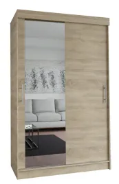 szafa-malva-sonoma-2d-130-cm-garderoba-z-uchwytem-1x-lustro