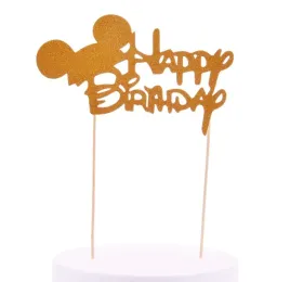 topper-happy-birthday-myszka-zloty-brokat