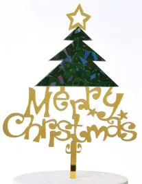 topper-akrylowy-merry-christmas-zloto-zielony