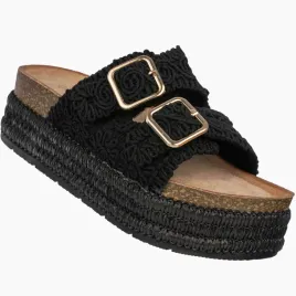 klapki-damskie-na-platformie-plecione-buty-letnie-z-klamrami-czarne-40