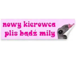 naklejka-na-samochod-nowy-kierowca-plis-badz-mily-chomik-mem-22x6