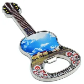magnes-na-lodowke-otwieracz-do-butelek-gitara-czeski-cieszyn-ratusz-czechy
