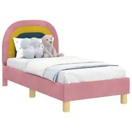 stelaz-lozka-dla-malucha-z-oparciem-rozowy-70-x-140-cm-aksamit