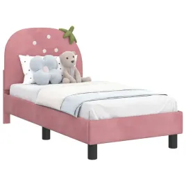 stelaz-lozka-dla-malucha-z-oparciem-rozowy-70-x-140-cm-aksamit