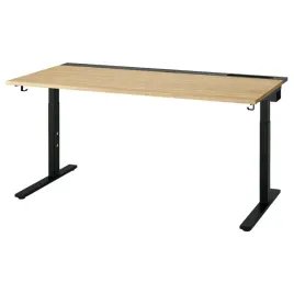 ikea-mittzon-biurko-160x80-cm-okleina-debowa-czarny