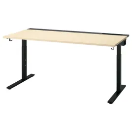 ikea-mittzon-biurko-160x80-cm-okleina-brzoza-czarny