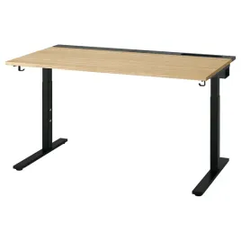 ikea-mittzon-biurko-140x80-cm-okleina-debowa-czarny