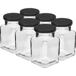 sloik-twist-off-150-ml-cztery-katy-fi-53-z-czarna-zakretka-6-szt