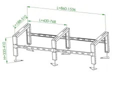 podstawa-regulowana-pod-pompe-ciepla-klimatyzator-500-kg-stal-nierdzewna
