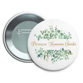 przypinka-komunia-swieta-eukaliptus-beauty-okragla-56-mm