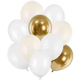 balony-pastel-metalik-mix-bialy-partydeco-12-10-szt