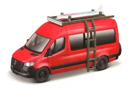 maisto-weekenders-mercedes-benz-sprinter-van-deska-surfingowa-21236-red