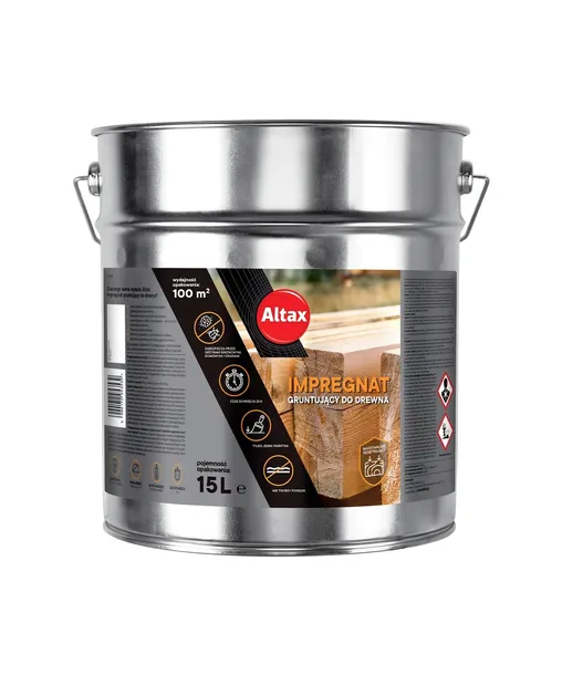 ALTAX PENETRIN IMPREGNAT GRUNTUJĄCY DO DREWNA 15l
