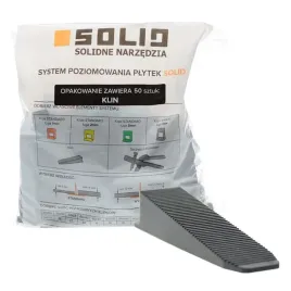 Zdjęcie produktu System poziomowania płytek kliny 50szt SOLID