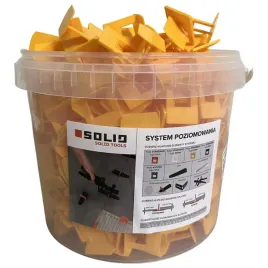 Zdjęcie produktu System poziomowania płytek klipsy 2mm 440 szt SOLID