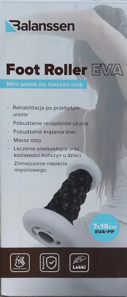 walek-do-masazu-stop-foot-roller-balanssen-7x16-kolor-czarny-szary-srebrny