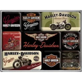 zestaw-magnesow-harley-davidson-na-lodowke-9szt