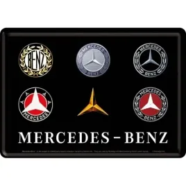 pocztowka-tablica-mercedes-benz-metalowa-karta