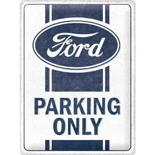 tablica-szyld-ford-parking-only-blacha-30x40-stan-nowy