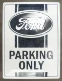 tablica-szyld-ford-parking-only-blacha-30x40-stan-nowy