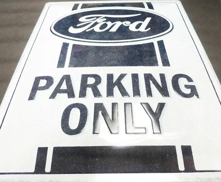 tablica-szyld-ford-parking-only-blacha-30x40-stan-opakowania-oryginalne