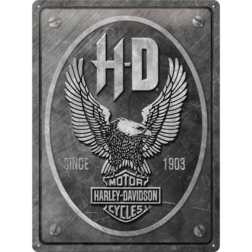 tablica-szyld-harley-davidson-eagle-metalowy-30x40-stan-nowy