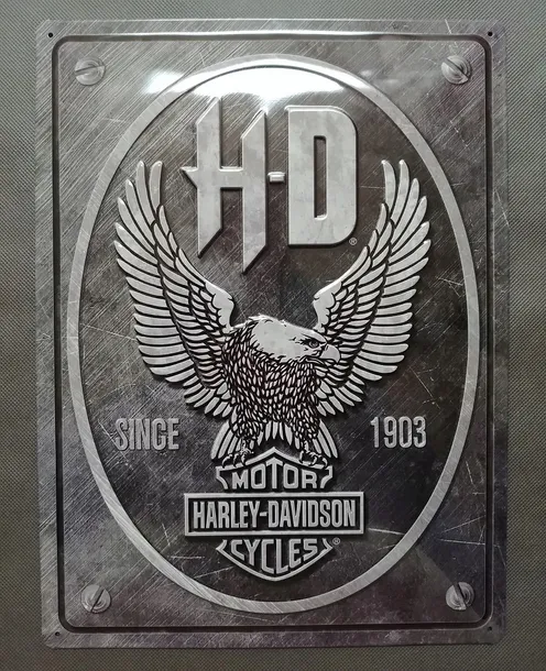 tablica-szyld-harley-davidson-eagle-metalowy-30x40-stan-nowy